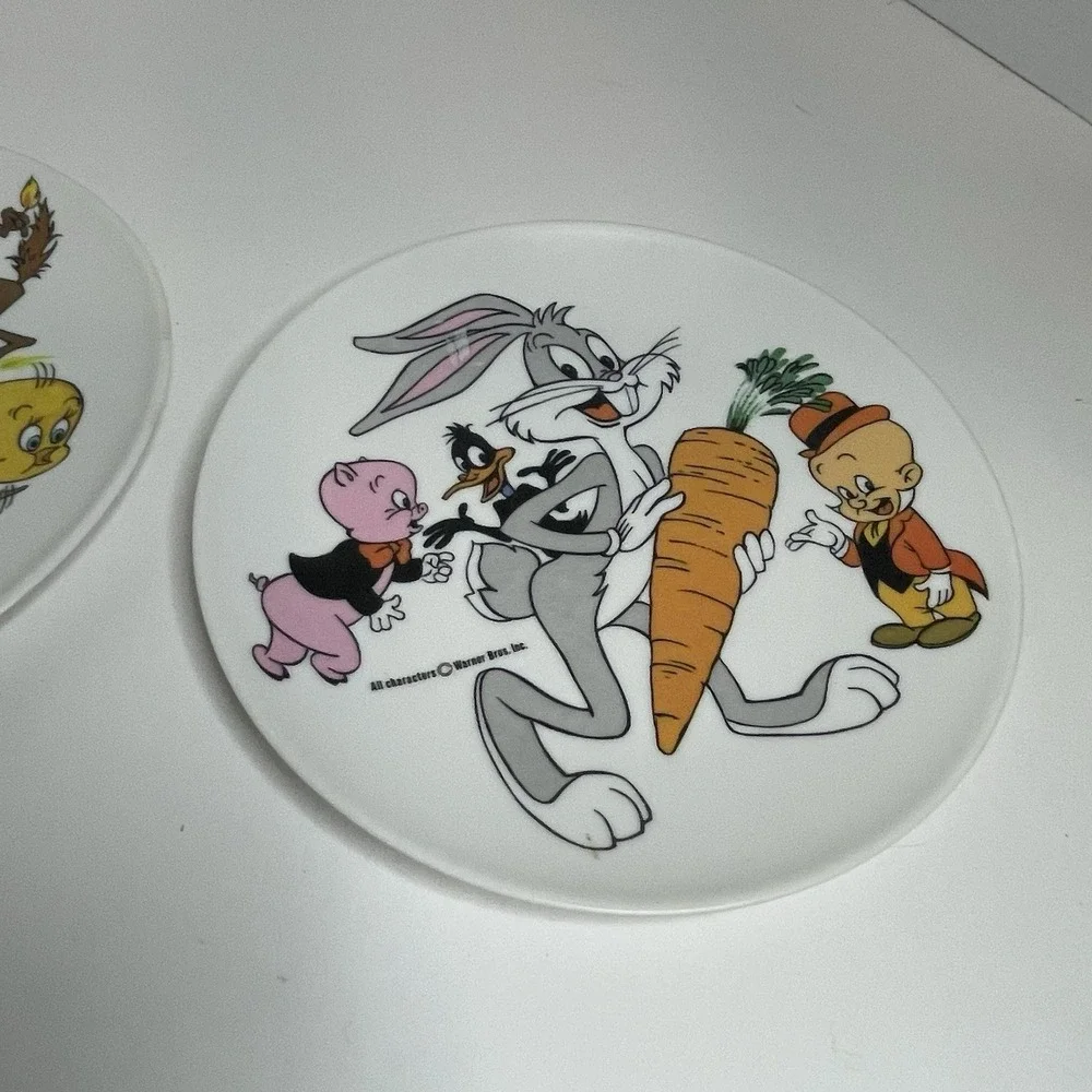 Looney Tunes Melamine Plate Warner Bros. Tweety Sylvester WE Coyote Road Runner